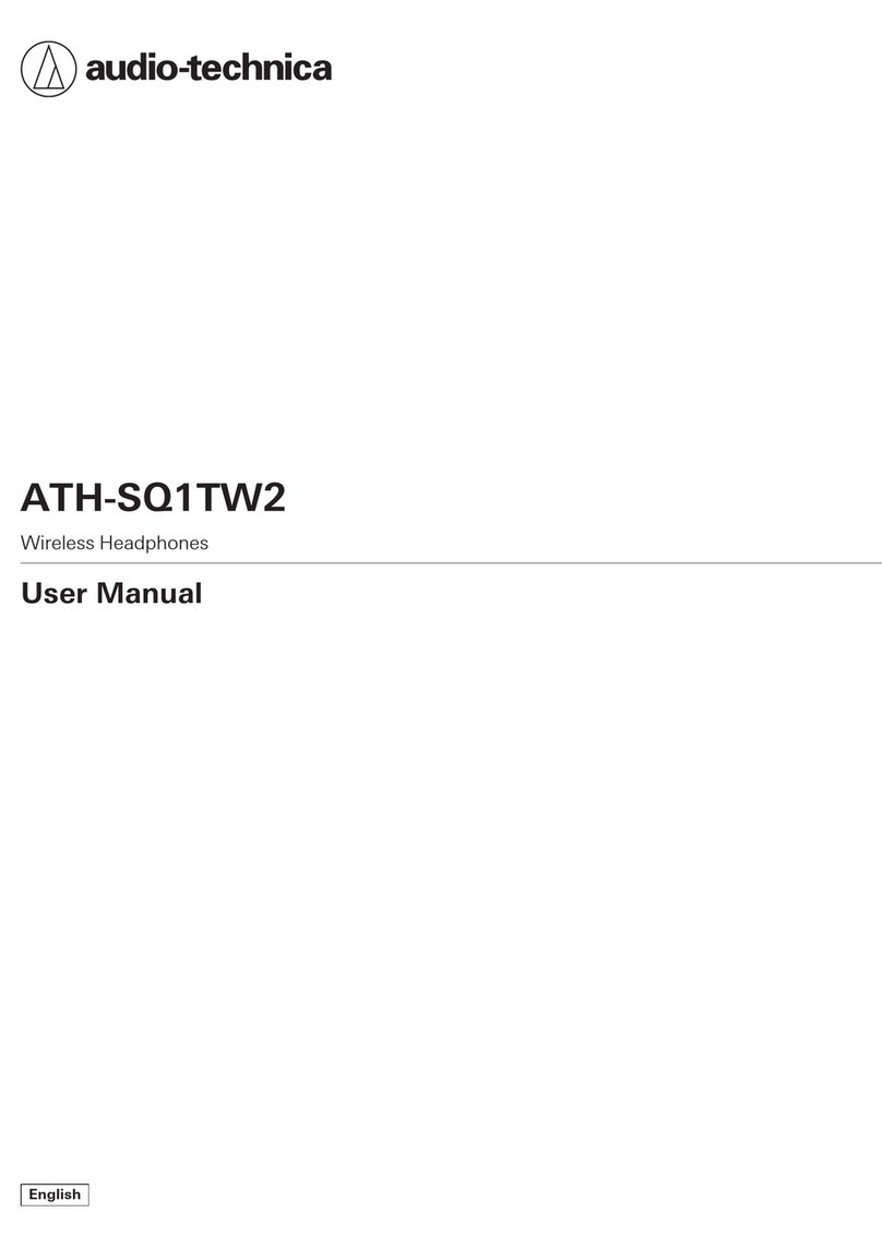 Audio Technica ATH-SQ1TW2 User manual