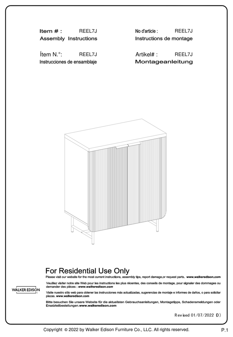 Walker Edison REEL7J User manual