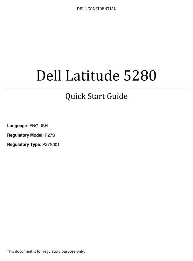 Dell Latitude 5280 quick start guide