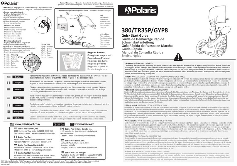 Polaris TR35P User manual
