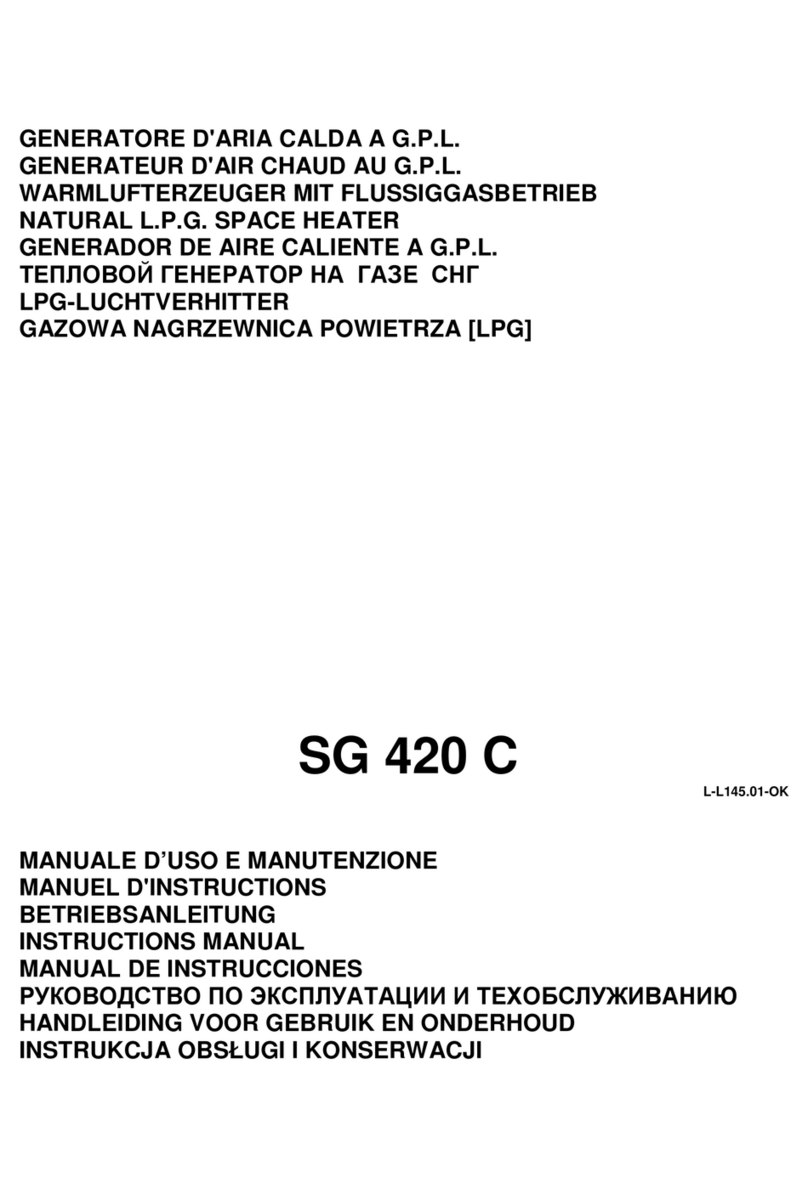 BIEMMEDUE SG 420 C instruction manual
