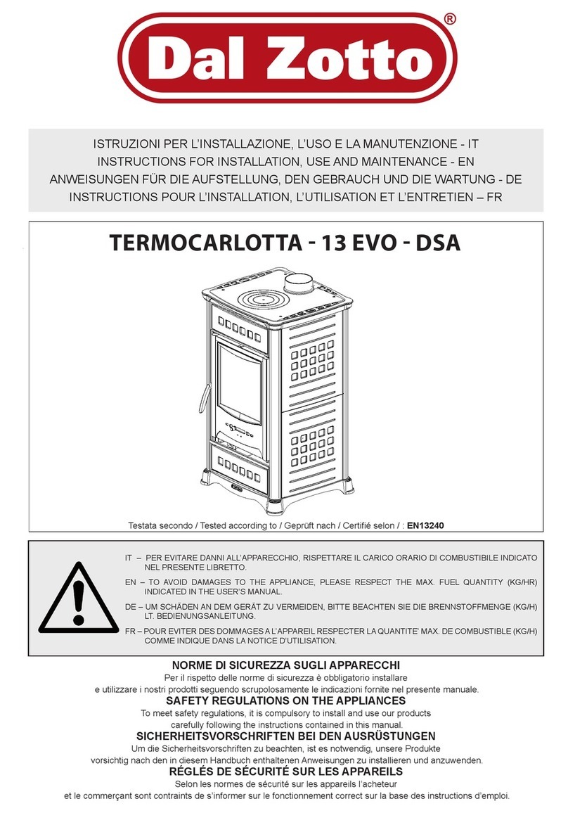 Nordica TERMOCARLOTTA-13 EVO-DSA Instructions for installation, use and maintenance Nordica TERMOCARLOTTA-13 EVO-DSA Instructions for installation, use and maintenance