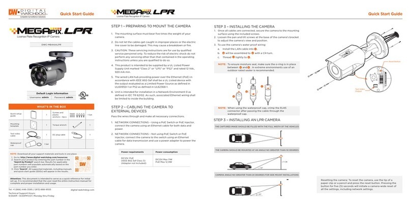 Digital Watchdog DWC-MB44iALPR quick start guide
