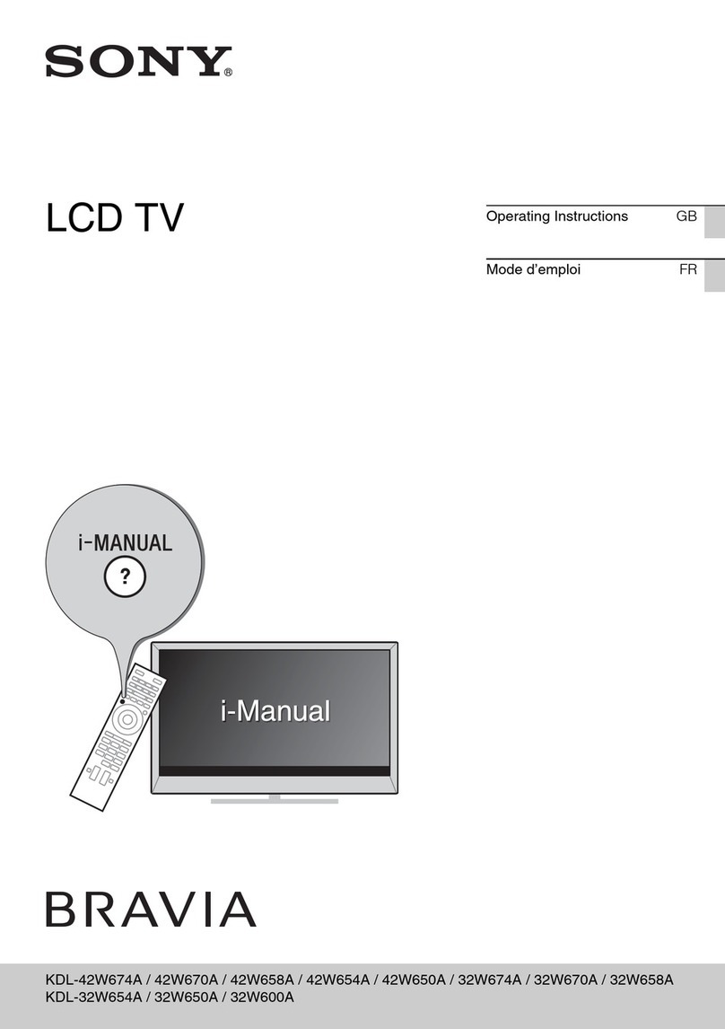 Sony Bravia KDL-42W658A User manual