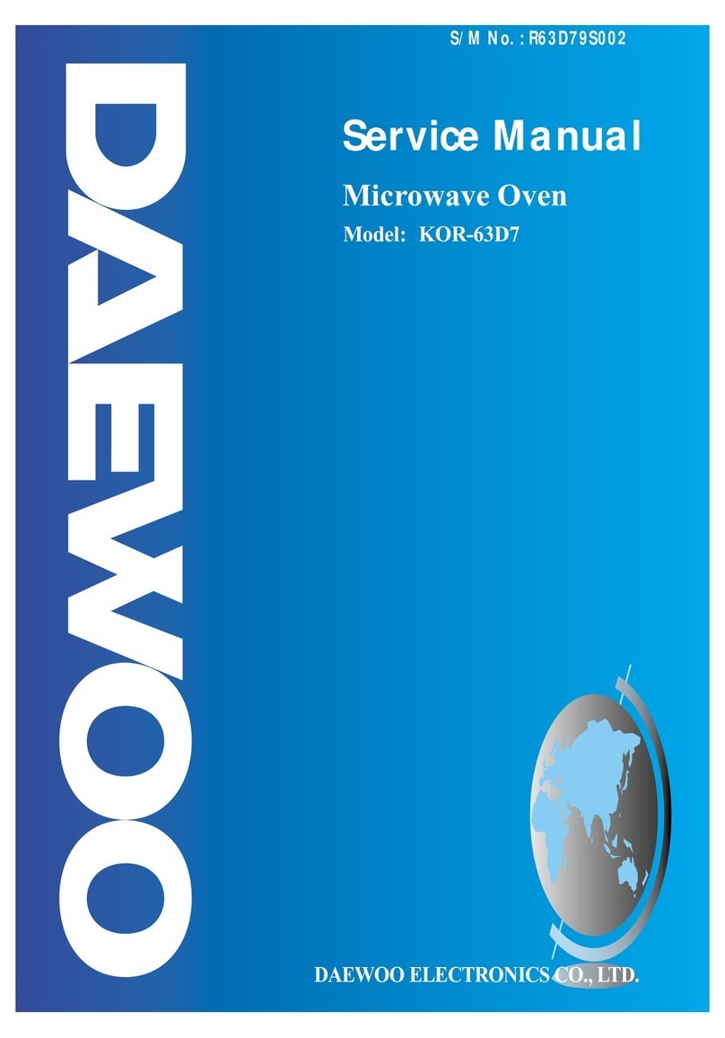 Daewoo KOR-63D7 User manual