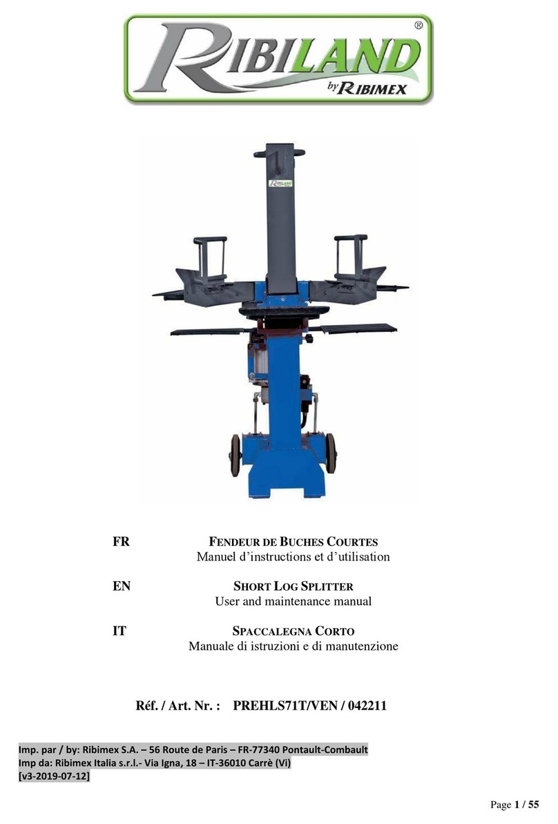 Ribimex RIBILAND PREHLS71T/VEN User and maintenance manual