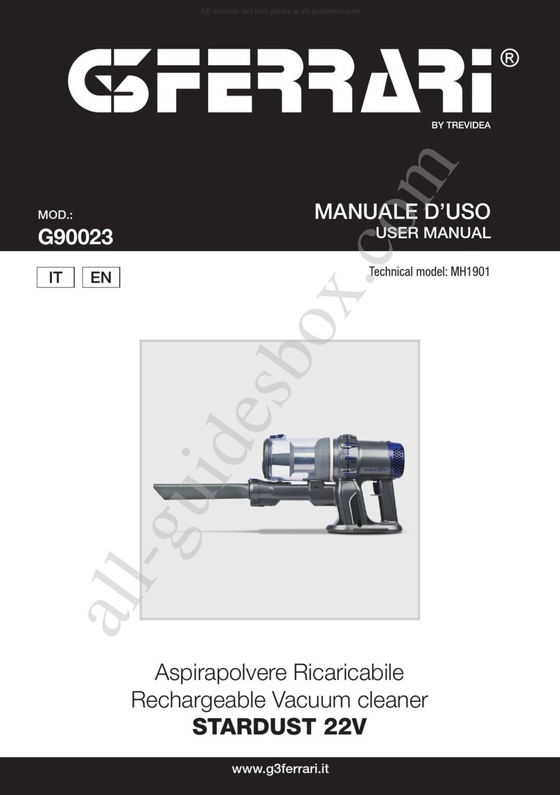 TREVIDEA G3 FERRARI STARDUST 22V User manual TREVIDEA G3 FERRARI STARDUST 22V User manual