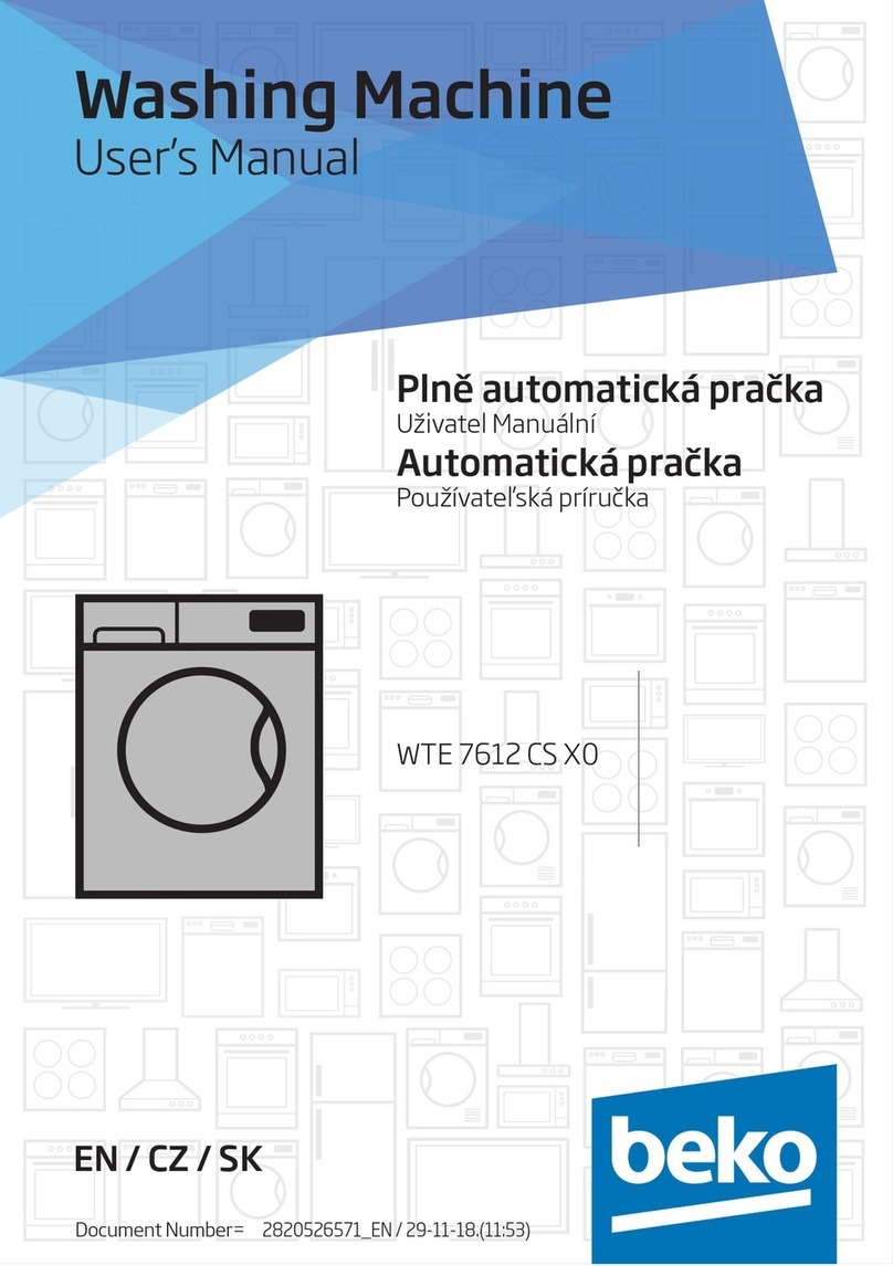 Beko WTE 7612 CS X0 user manual