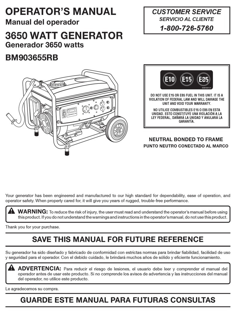 Black Max BM903655RB Operator's manual