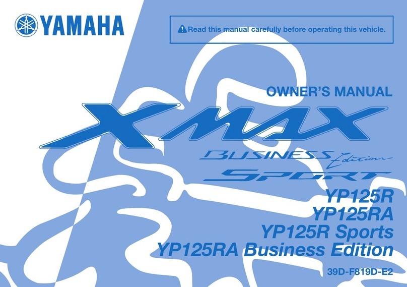 Yamaha XMAX BUSINESS Edition 2010 owner's manual