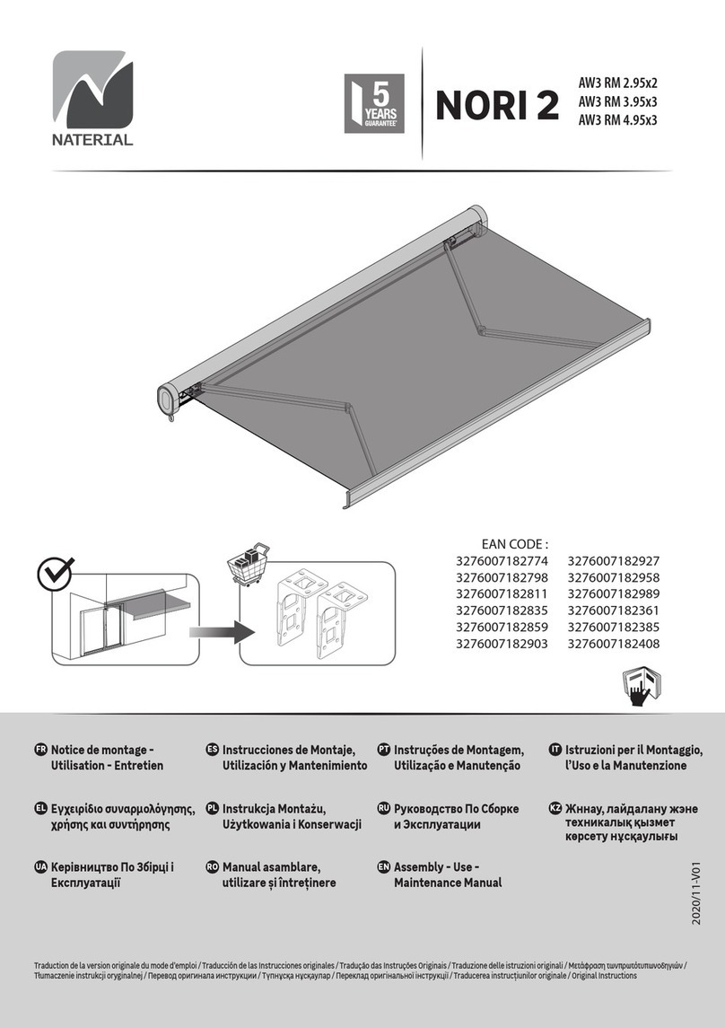 Naterial AW3 RM 2.95x2 Assembly, Use, Maintenance Manual