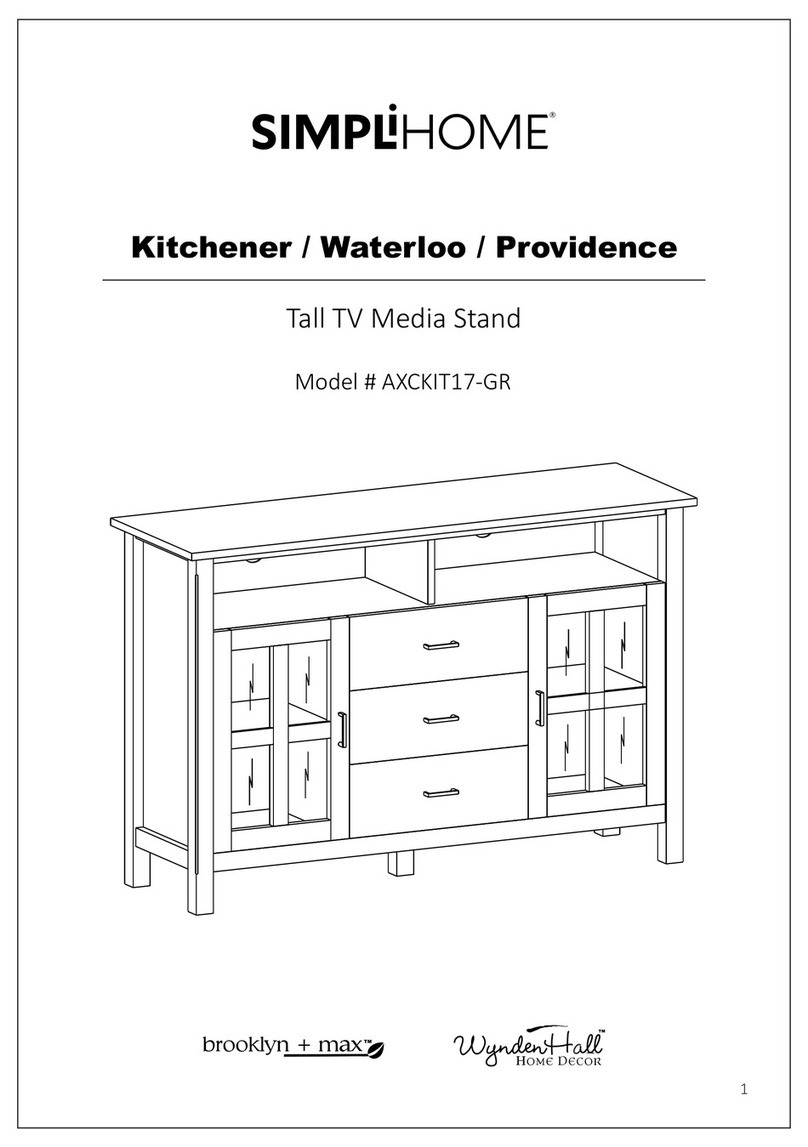 Simpli Home WyndenHall Brooklyn + Max AXCKIT17-GR manual