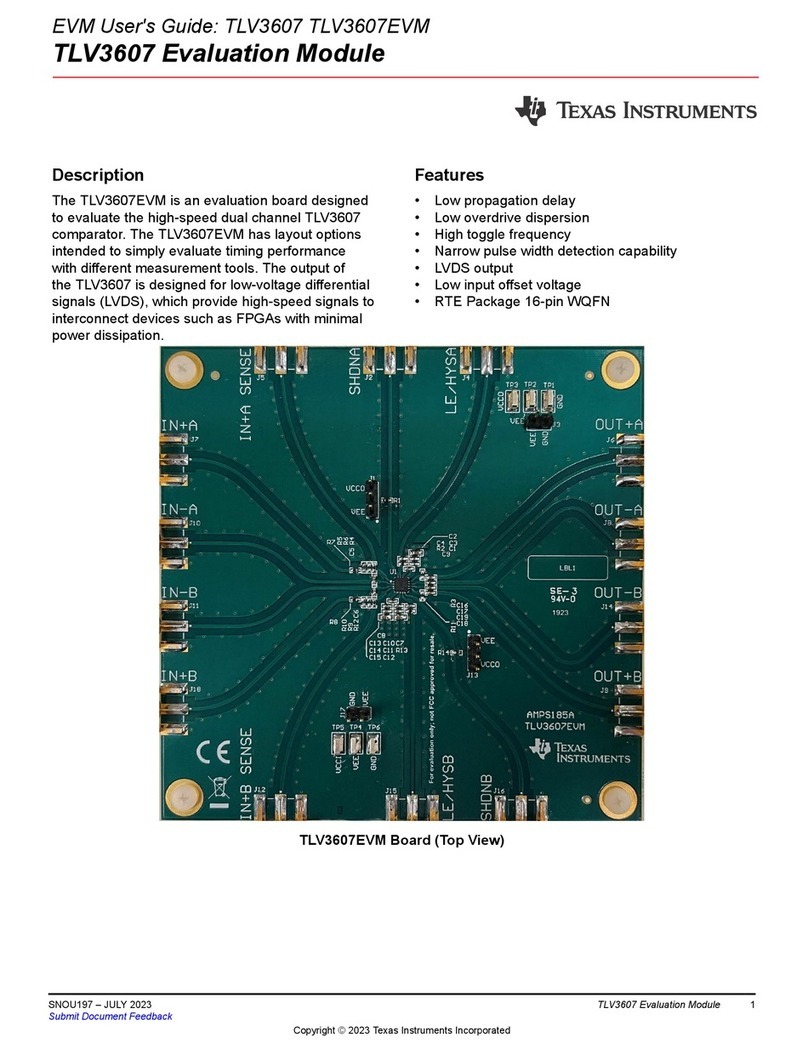 Texas Instruments TLV3607 User manual