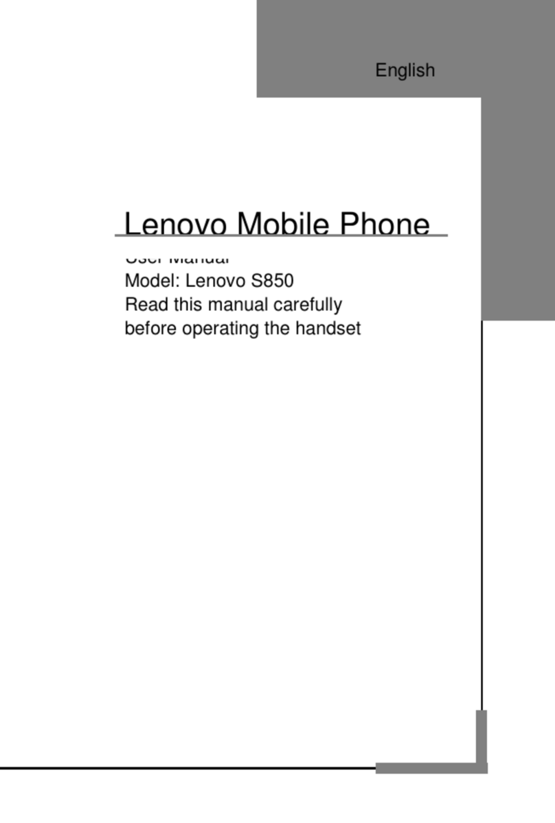 Lenovo S850 User manual