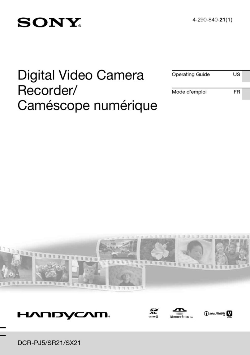 Sony DCR-SX21 User manual