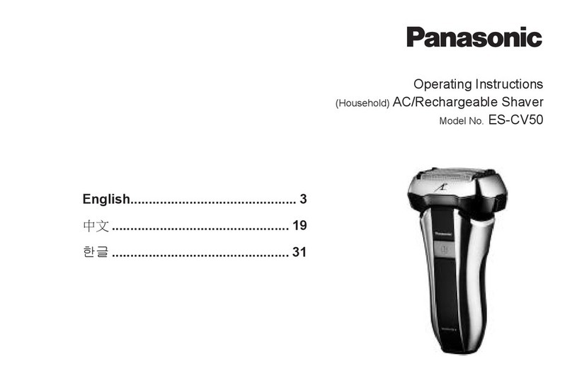 Panasonic ES CV50 User manual