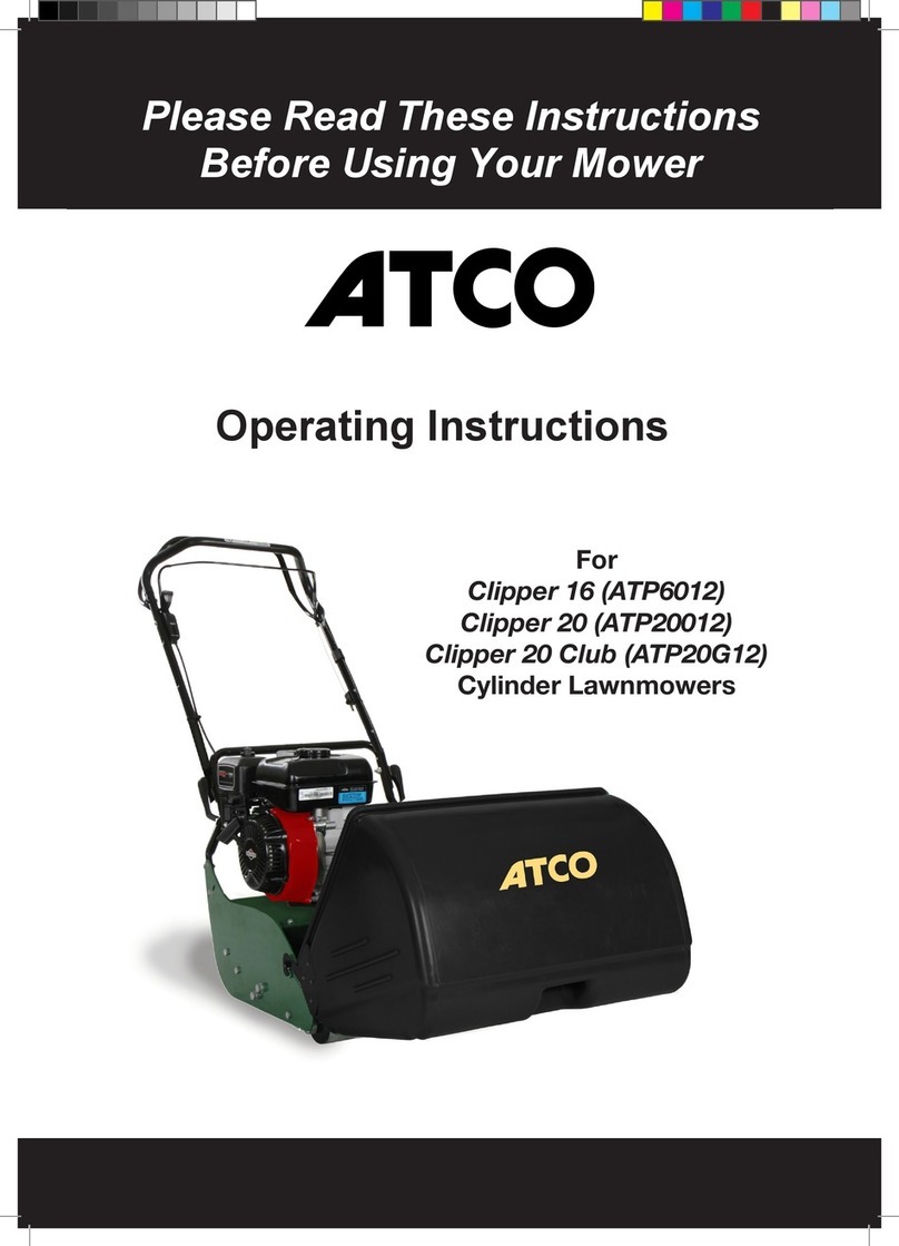 Atco Clipper 16 operating instructions