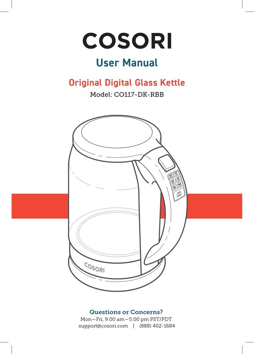 Cosori CO117-DK-RBB User manual