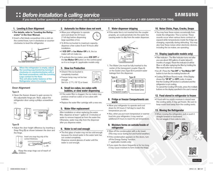 Samsung RF22KREDBSG manual