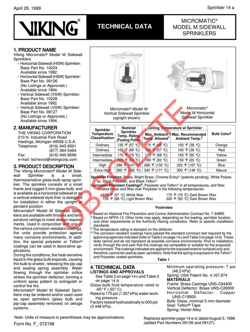 Viking 10224 Technical data