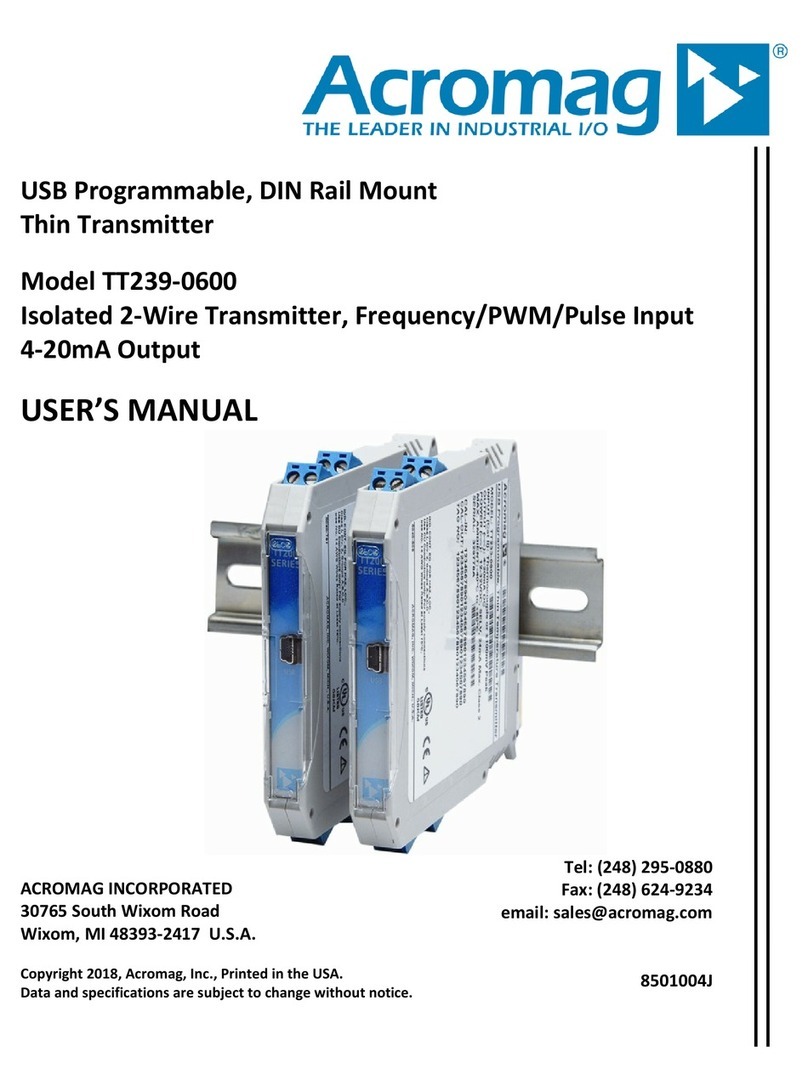 Acromag TT239-0600 user manual