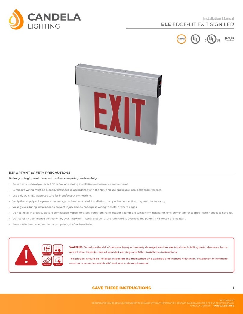 Candela ELE installation manual