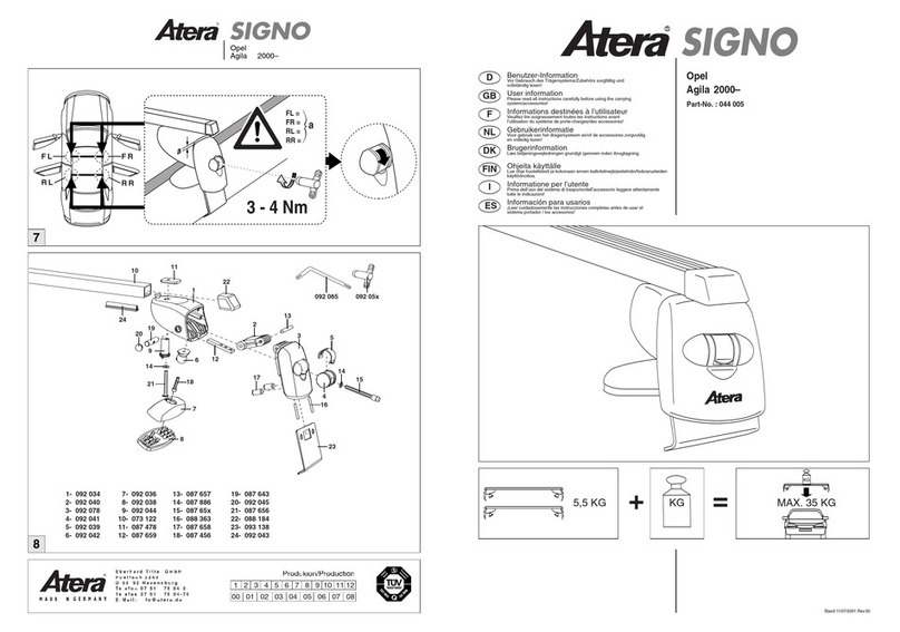 Atera SIGNO 044 005 manual