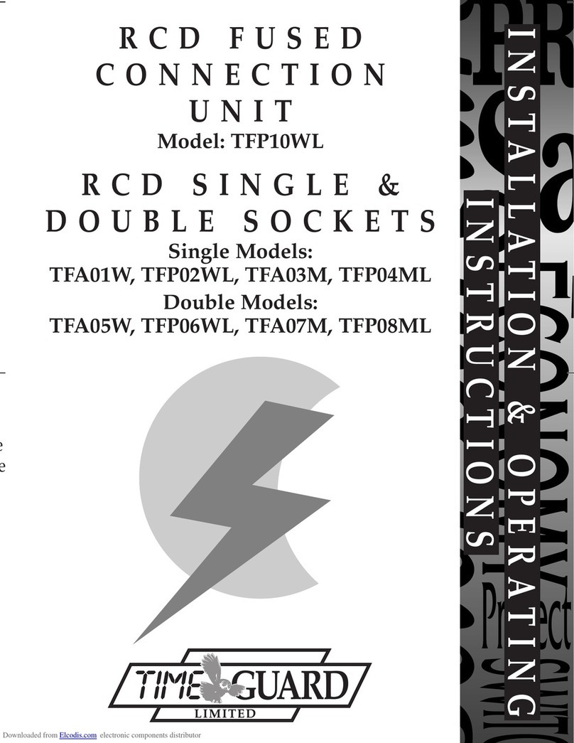Timeguard TFP10WL Installation & operating instructions