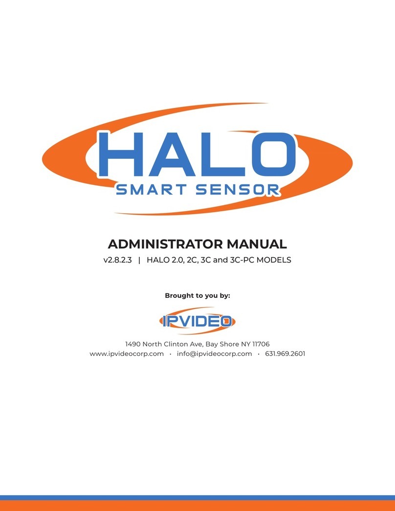 IPVideo Corporation HALO 2.0 Administrator's manual