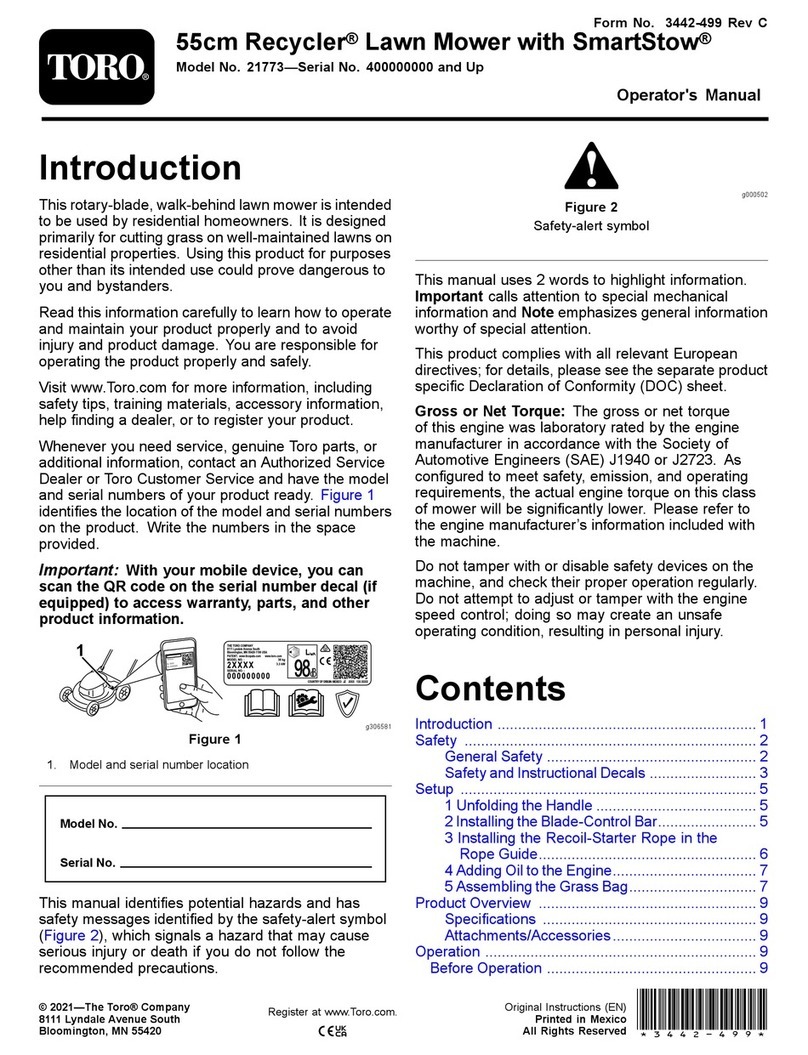 Toro 21773 Operator's manual