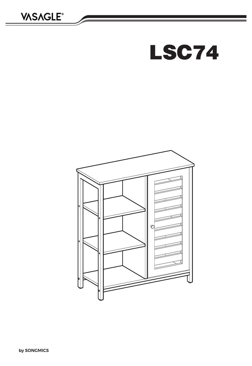 Songmics VASAGLE LSC74 Assembly instructions