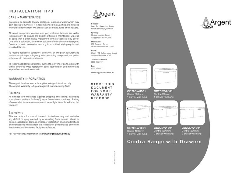 Argent CD20SW0501 quick start guide