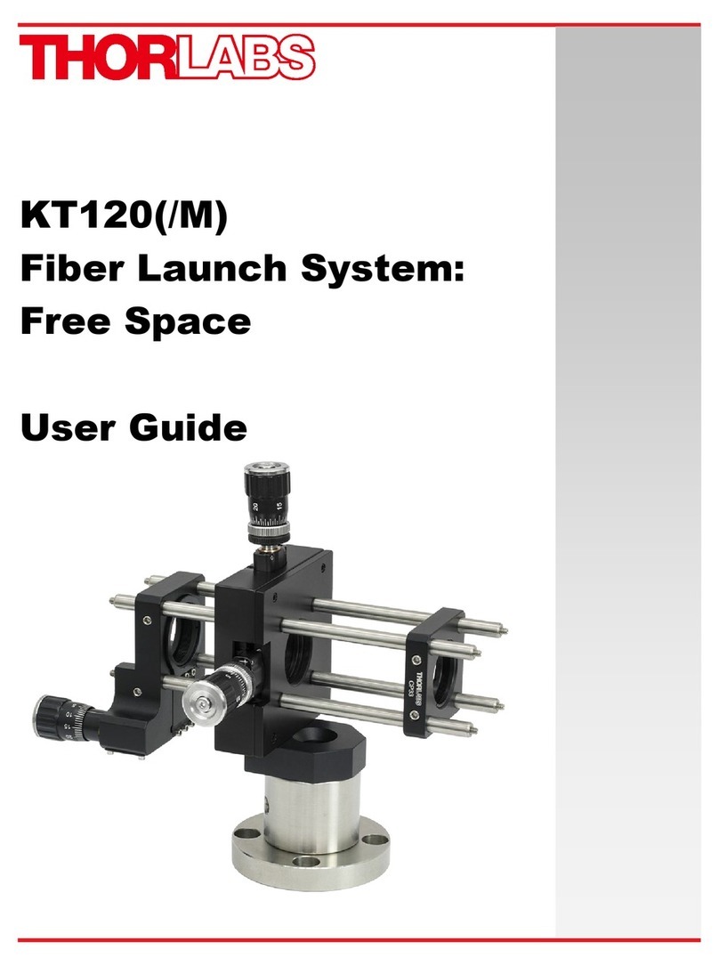 THORLABS KT120 User manual