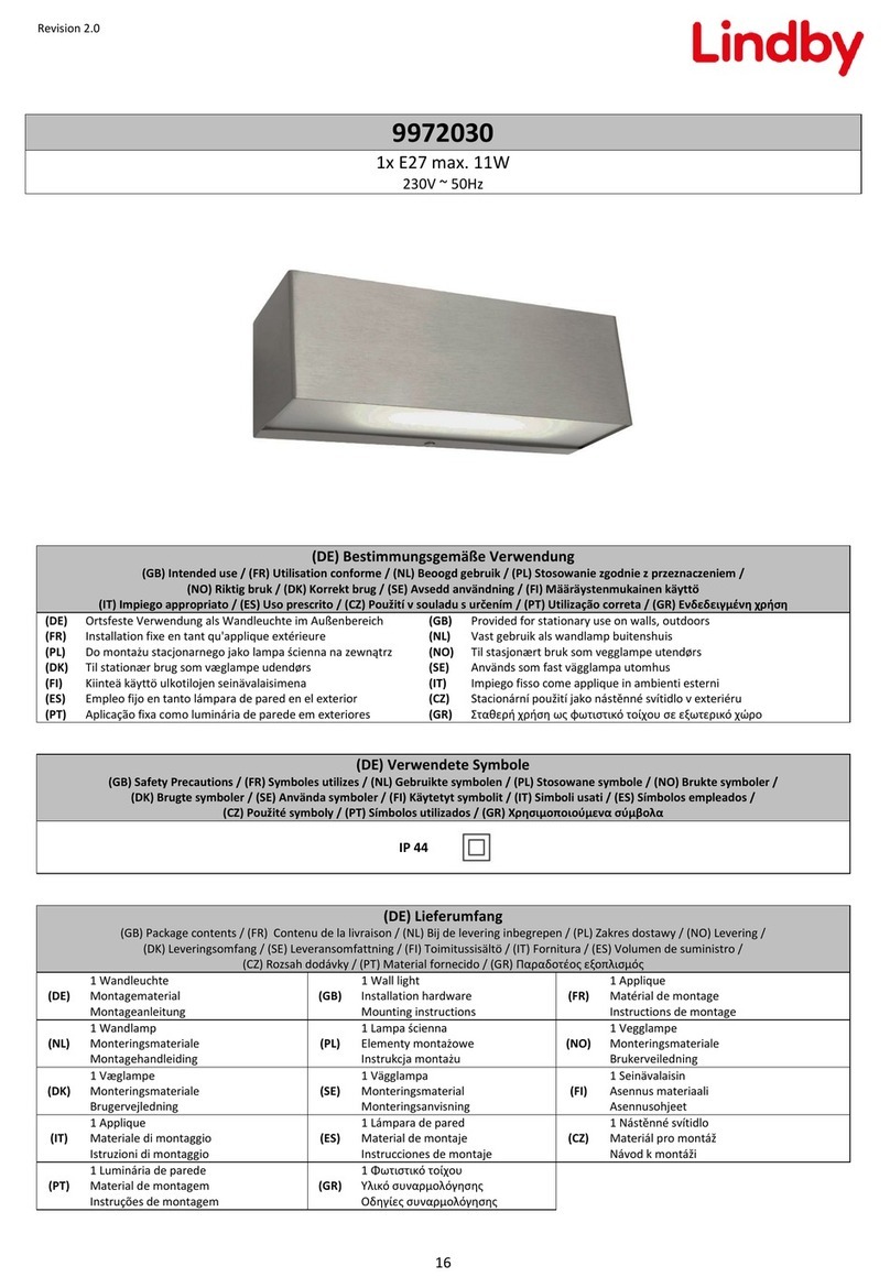 Lindby 9972030 quick start guide