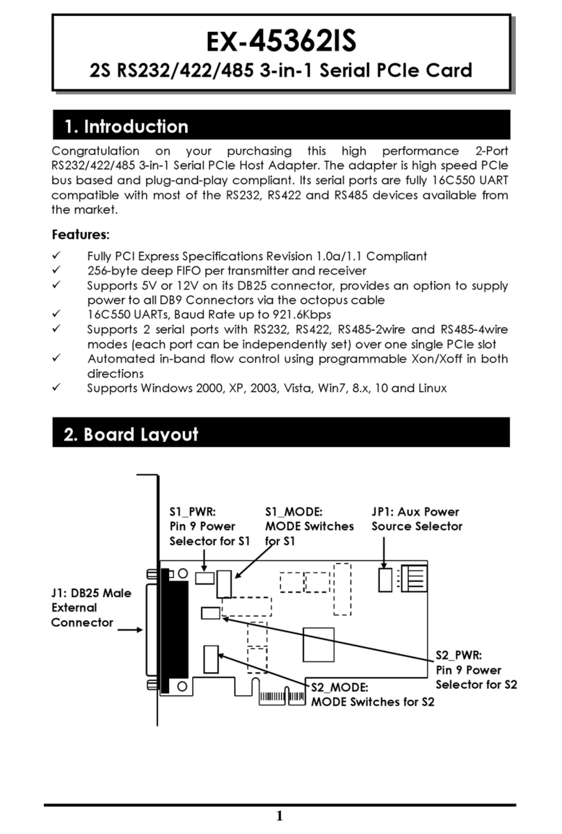 Exsys EX-45362IS User manual Exsys EX-45362IS User manual