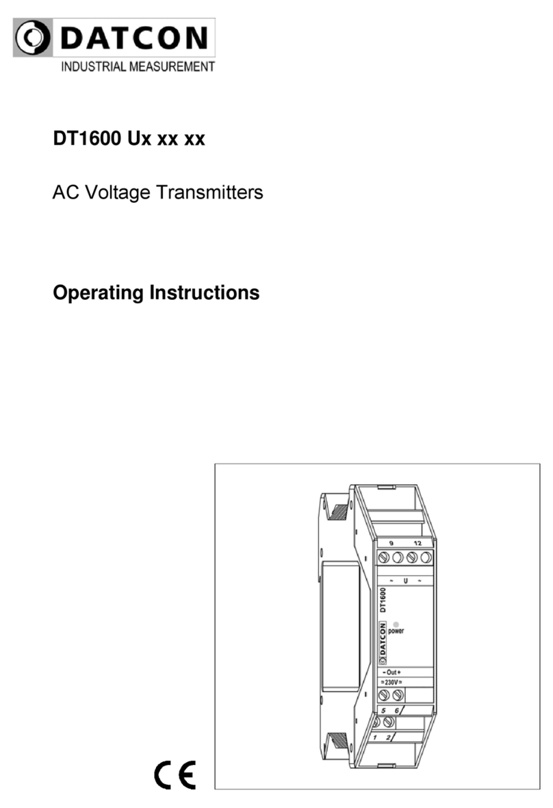 Datcon DT1600 U Series User manual