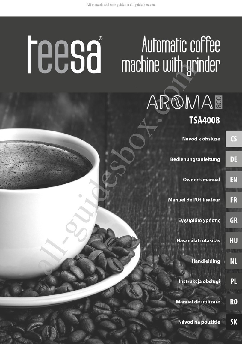 Teesa Aroma 800 owner's manual