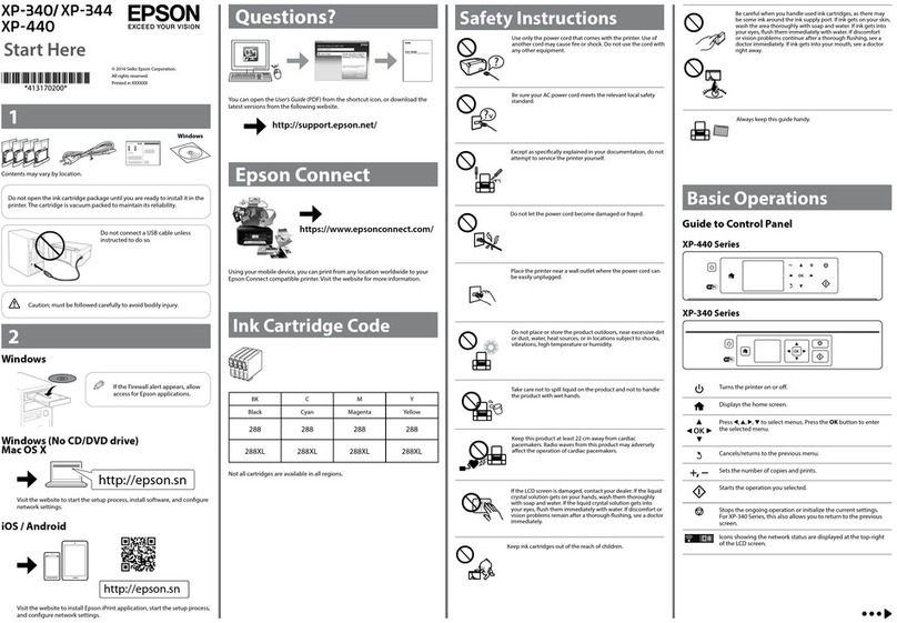 Epson XP-344 Series Instruction Manual