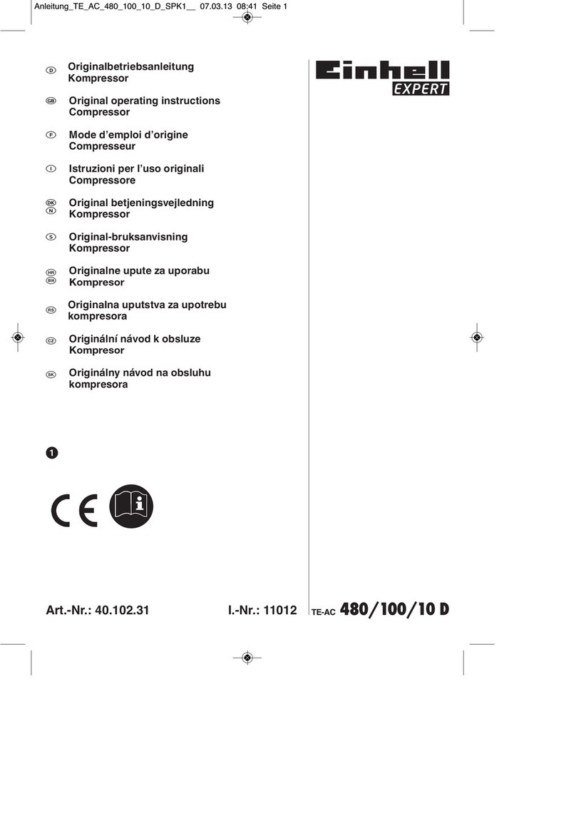 EINHELL EXPERT TE-AC 480/100/10 D User manual