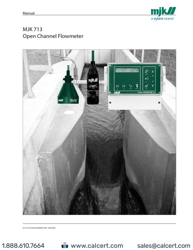 Xylem MJK 713U manual