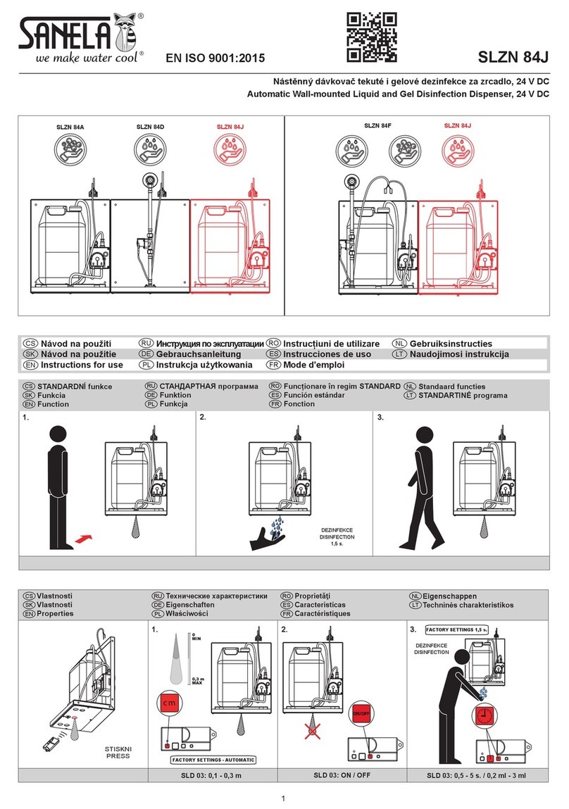 Sanela SLZN 84J 85848 Instructions for use