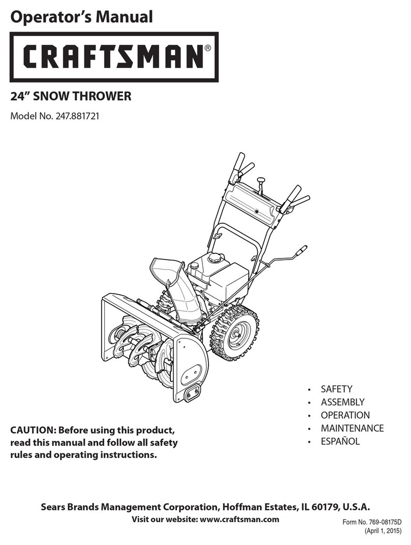 Craftsman 31BS62EE799 User manual