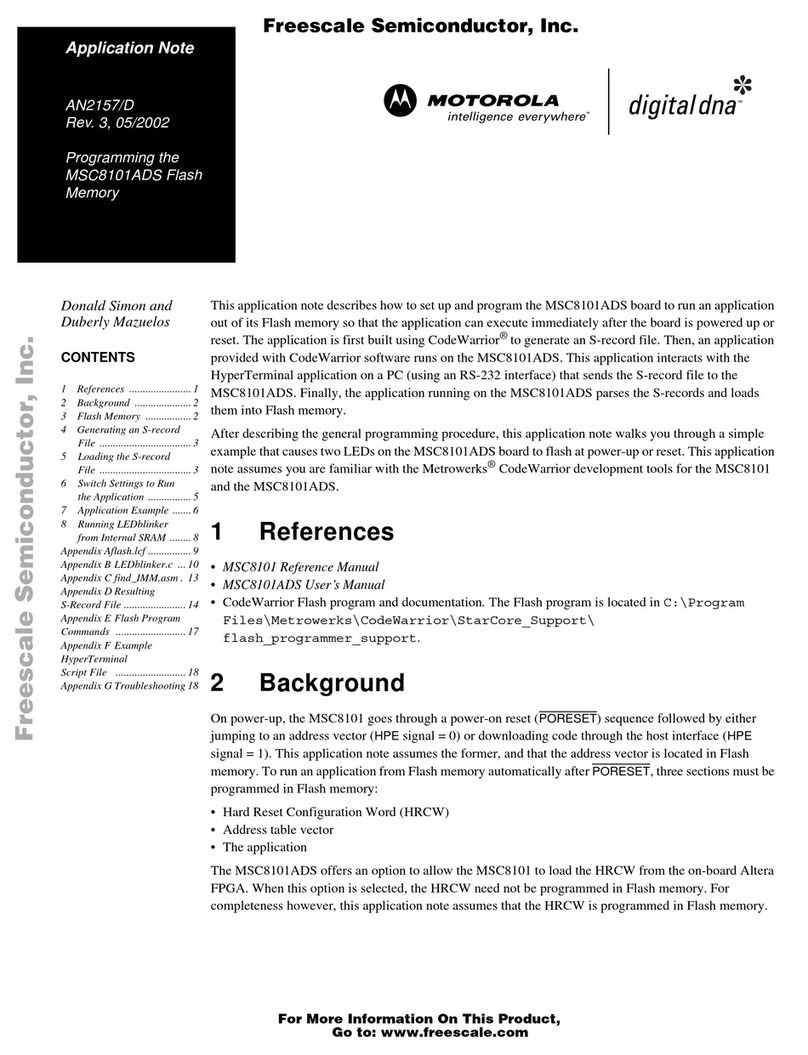 Motorola Digital dna MSC8101ADS manual