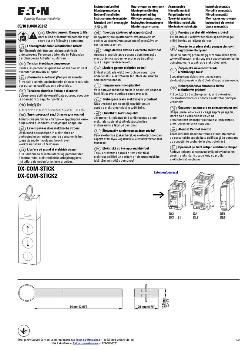 Eaton DX-COM-STICK Manual