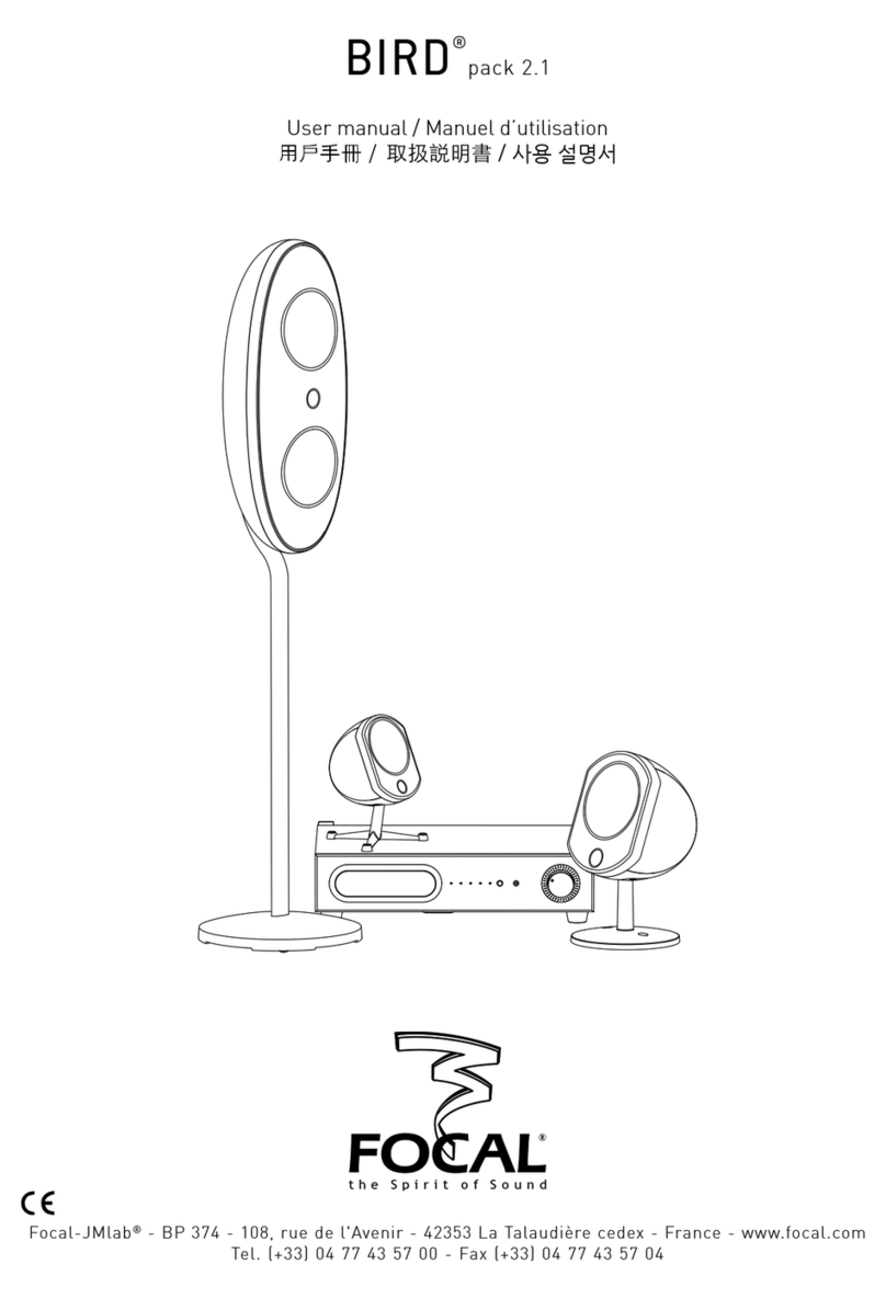 Focal BIRD pack 2.1 User manual