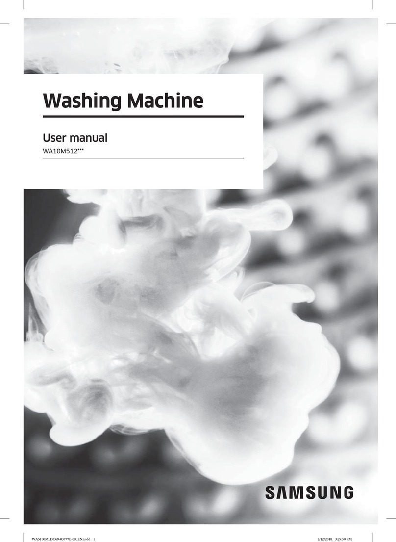 Samsung WA10M512 Series user manual
