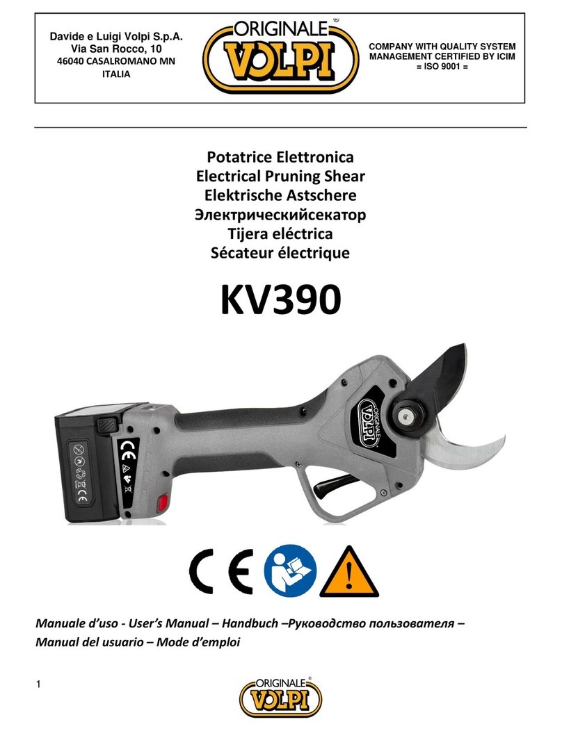 Volpi KV390 user manual