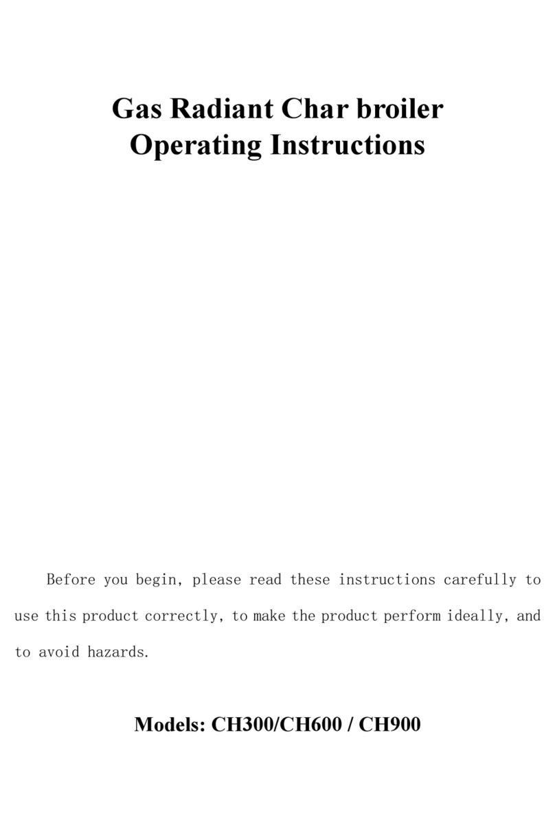 Atosa CH300 operating instructions
