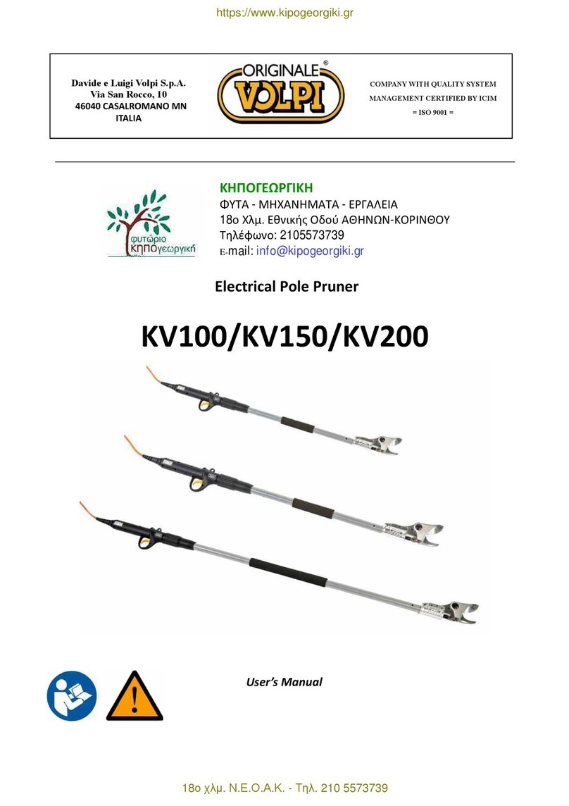 Volpi Kamikaze KV 150 user manual
