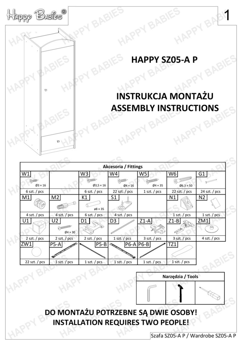 Happy Babies HAPPY SZ05-A P Assembly instructions